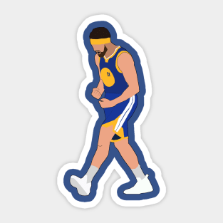 Klay Thompson 14 Three's Celebration - Golden State Warriors Sticker